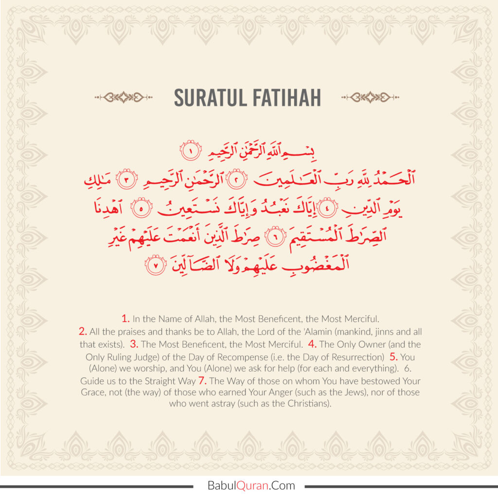 Suratul Fatihah Image